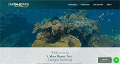 Desktop Screenshot of cakrabuanatour.com